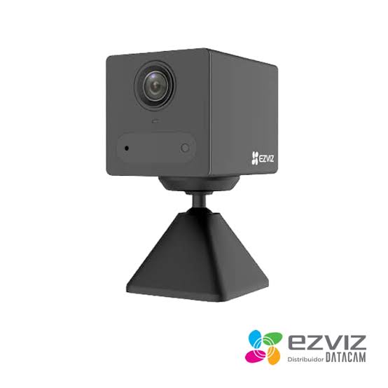 [CS-CB2-R100-2D2WF-BK] Ezviz - Mini Cámara WiFi con Batería, 1080p (2 Megapíxel), Incluye Base Imantada, Visión Nocturna IR Hasta 5 Metros, Batería Recargable de 2.000Mah