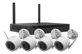 [CS-BW3844-A0E60] Ezviz- Kit NVR X5S (Soporta 8 Cámaras) Con 4 Cámaras H3c 2K (3 Megapíxel) (No Incluye Disco Duro)