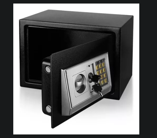 [PMCFT-30] Modelo T-30 Caja Fuerte Digital Color Negro (38X30CM), Teclado LED, Incluye Llaves de Emergencia, Metálica, Color Negro